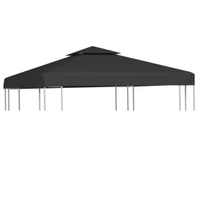   vidaXL sötétszürke csere pavilon ponyvatető 310 g/m² 3 x 3 m