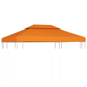 narancssárga csere pavilon ponyvatető 310 g/m² 3 x 4 m
