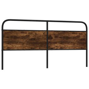 fejtámla füstölt tölgy 190 cm acél és fűrészelt fa