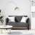 Sötétszürke kordbársony szövet loveseat kanapé 109 cm