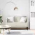 Krém bársony loveseat kanapé 111 cm