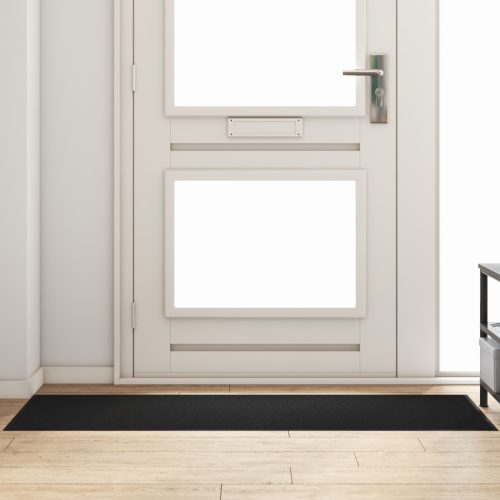 Ajtószőnyeg Téglalap Fekete 60x180 cm