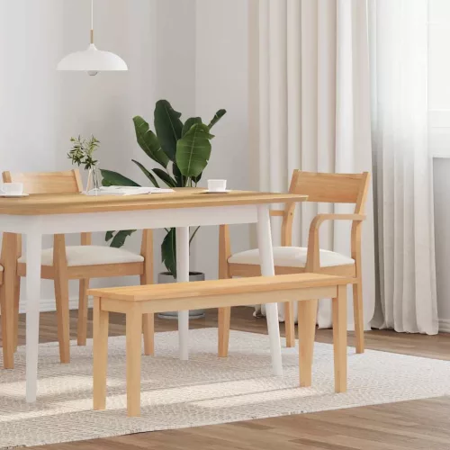 vidaXL tömörfa gumiból pad 110 cm