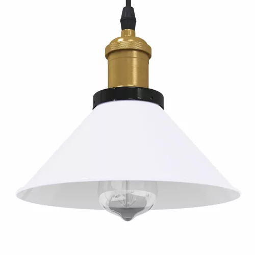 függőlámpa Magassága állítható E27 fényes fehér Ø 22 cm fém