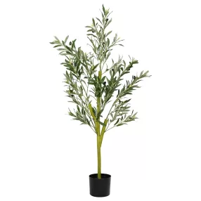 zöld mesterséges olajfa 450 levél 120 cm