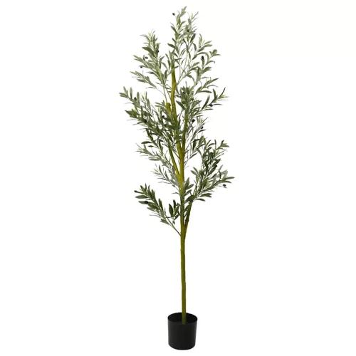 zöld mesterséges olajfa 800 levél 200 cm