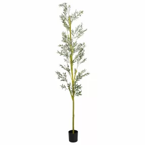 zöld mesterséges olajfa 1000 levél 300 cm