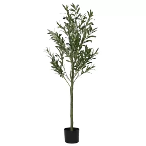 Zöld mesterséges olajfa 450 levél 120 cm