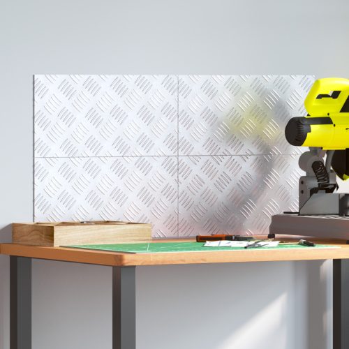 Alumínium Ellenőrző Lemezek 4 db Csúszásmentes 40x20 cm