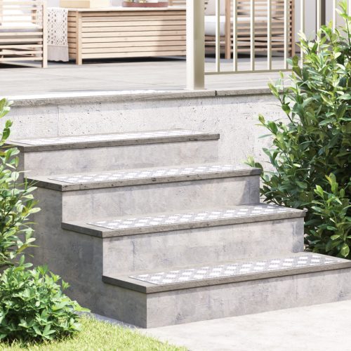 Alumínium Chevron Lépcsőfokok 4 db Csúszásgátló 90x20 cm