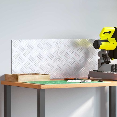 Rácsos lemezek 2 pcs Ezüst 40 x 30 cm Alumínium