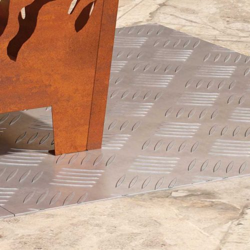 Rácsos lemezek 2 pcs Ezüst 60 x 50 cm Alumínium