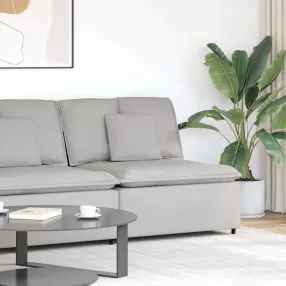   vidaXL felhőszürke moduláris kanapé középső modul párnákkal 100 cm