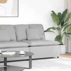   vidaXL felhőszürke moduláris kanapé sarokmodul párnákkal 100 cm