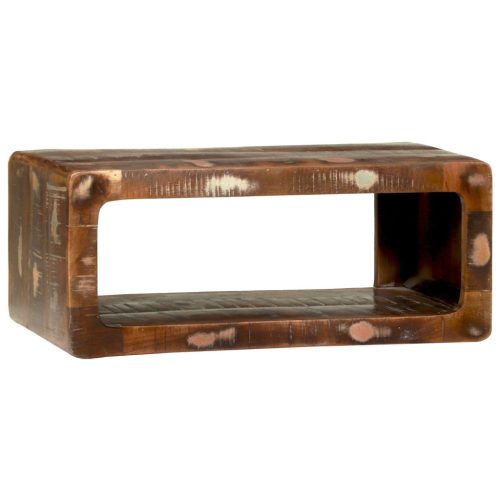 TV szekrény Több színű 60x30x25 cm Tömör fa újrahasznosított