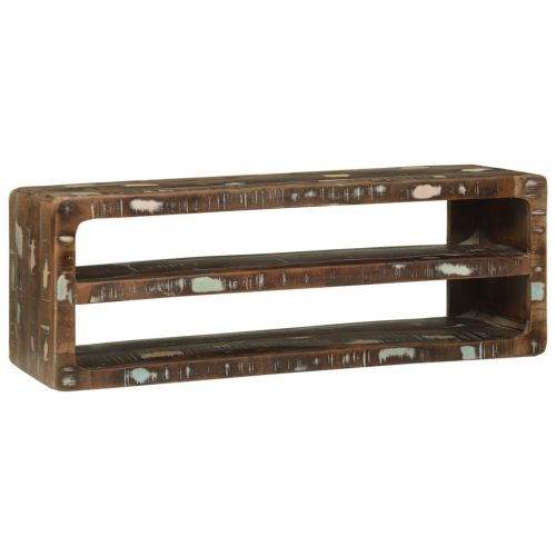 TV szekrény 100x32x36 cm Tömör fa újrahasznosított