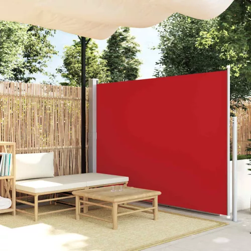 veranda, terasz válaszfal 160 x 300 cm piros
