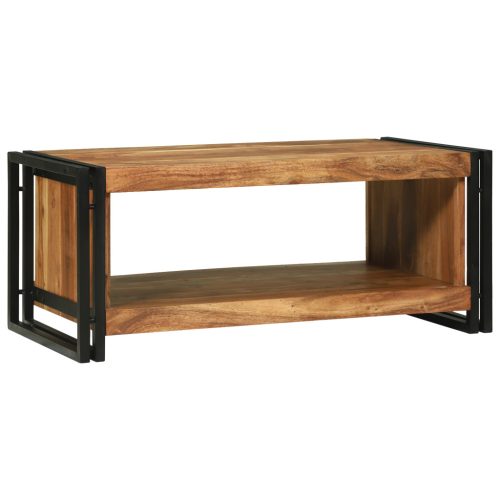 dohányzóasztal 90x50x38 cm Tömör akácfa