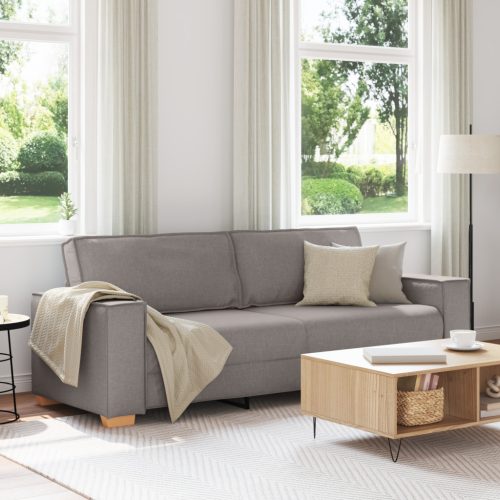 3 Személyes Kanapé Taupe 180 cm-es Szövet