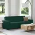 3 személyes sötétszöld bársony kanapé 220x78x84 cm