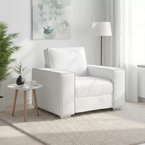 Fotel Fehér 100 cm Műbőr