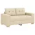 Krém szövet loveseat kanapé 120 cm