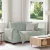 Világosszürke bársony loveseat kanapé 160x77x82 cm