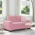 Rózsaszín bársony loveseat kanapé 120 cm