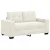 Krém bársony loveseat kanapé 120 cm