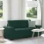 Sötétzöld bársony loveseat kanapé 180x77x82 cm
