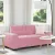 Rózsaszín bársony loveseat kanapé 180x77x82 cm