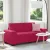Bordó bársony loveseat kanapé 180x77x82 cm