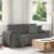 Sötétszürke kordbársony szövet loveseat kanapé 180x77x82 cm