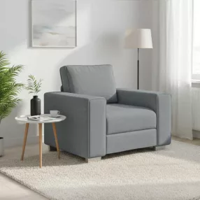 Fotel Világosszürke 100 cm szövet