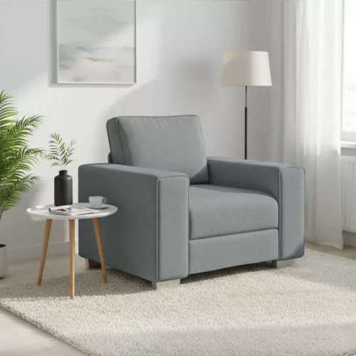 Fotel Világosszürke 100 cm szövet