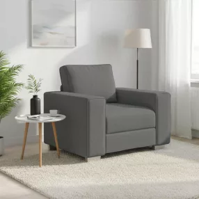Fotel Sötétszürke 100 cm szövet