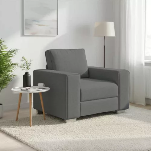 Fotel Sötétszürke 100 cm szövet