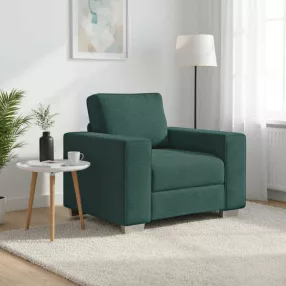 Fotel Sötétzöld 100 cm szövet