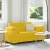 Sárga bársony loveseat kanapé 160x77x82 cm