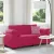 Bordó bársony loveseat kanapé 180x77x82 cm