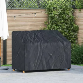 Kerti Pad Borító Fekete 134 x 70 x 65 / 94 cm 420D szövet