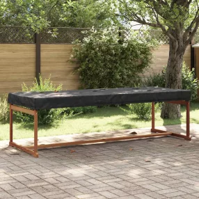  vidaXL Asztal Fedő Egyszínű Fekete 262 x 102 x 15 cm szövet