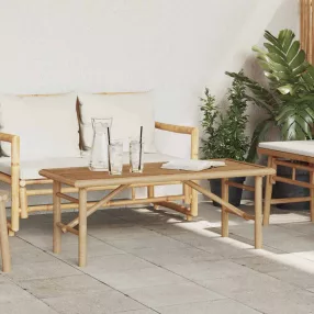 Dohányzóasztal Barna 110 x 50 x 43 cm bambusz