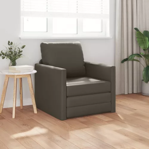 Kanapéágy 60cm Szürke Mübőr