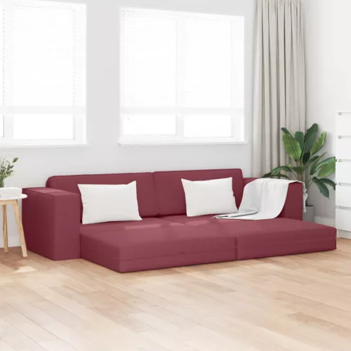 Kanapéágy Bordó 245 x 78 x 77 cm szövet