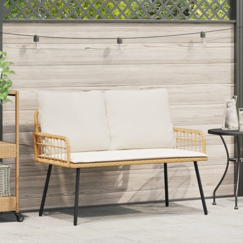 Kerti Pad Natúr 114x64x78 cm Polirattan
