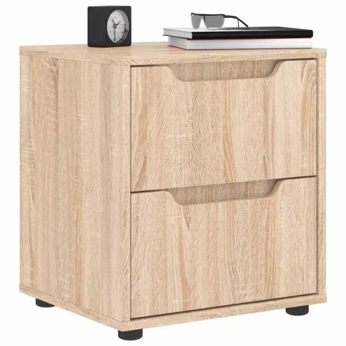 VISNES sonoma tölgy szerelt fa éjjeliszekrény 45x40x50 cm