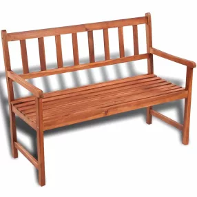 Tömör akácfa kerti pad 120 cm