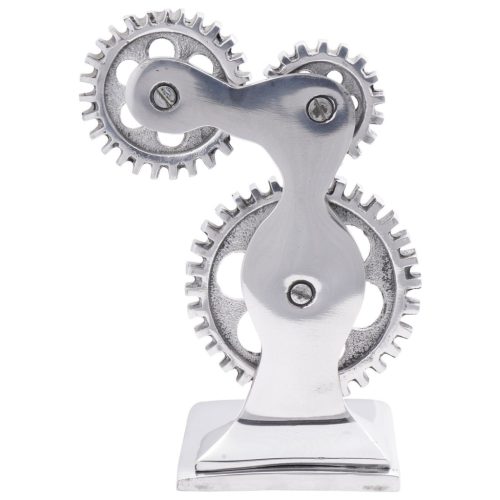 Könyvtámaszok 2 db Ezüst 10x10x22 cm Alumínium Cog