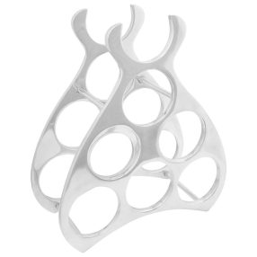 Ezüst Borpolc 38 x 33 x 13 cm Alumínium